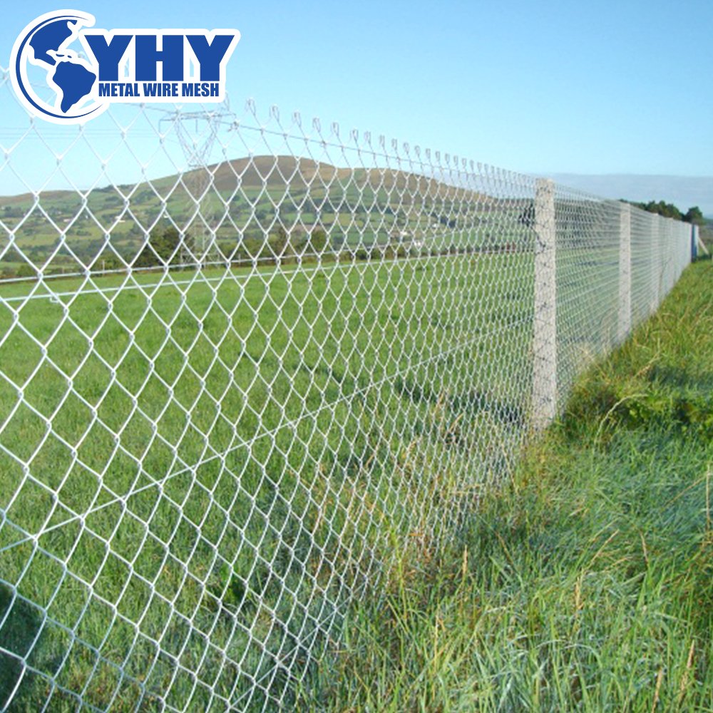 removable temporary chain link wire mesh metal fence stand for security