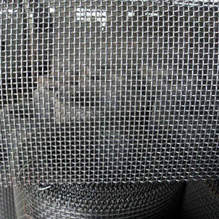 Stainless Steel Crimped Woven Wire Mesh / Stainless Steel Wire Mesh Flexible Wire Mesh Netting