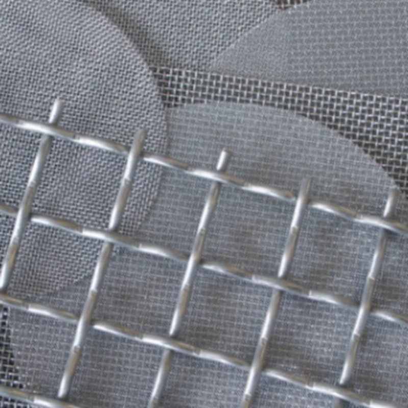 Stainless Steel Crimped Woven Wire Mesh / Stainless Steel Wire Mesh Flexible Wire Mesh Netting