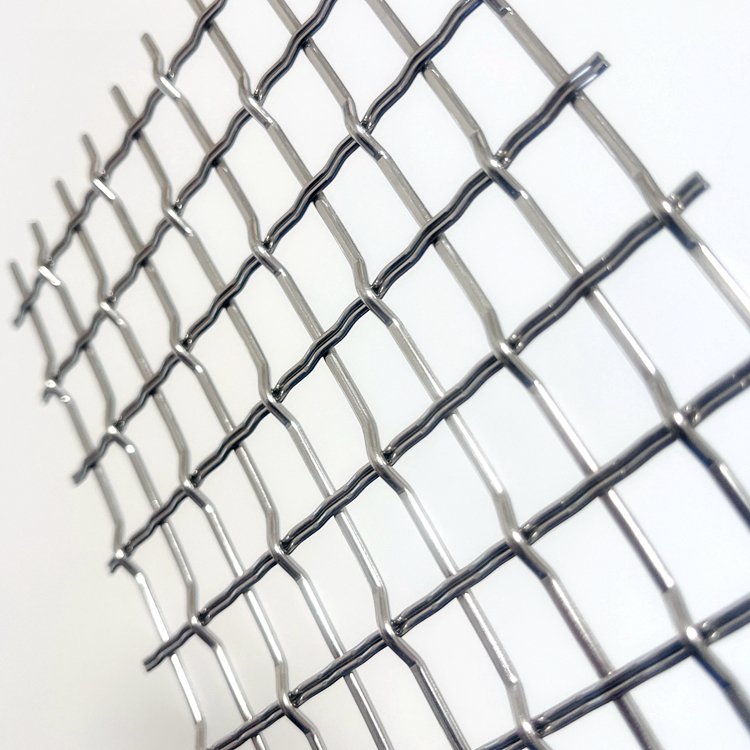 Stainless Steel Crimped Wire Mesh Woven Decorative Metal Grid