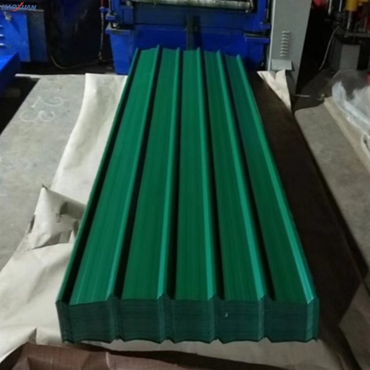 Haoxuan Corrugated Galvanized Curving Roofing Tile Color Steel Shingles Panel Metal Roof