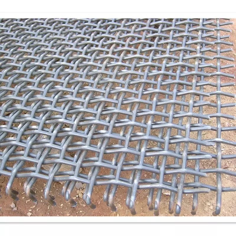 Low price 304 316 316L 40 micron stainless steel screen crimped wire mesh
