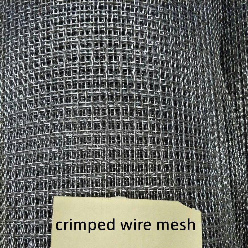 Low price 304 316 316L 40 micron stainless steel screen crimped wire mesh