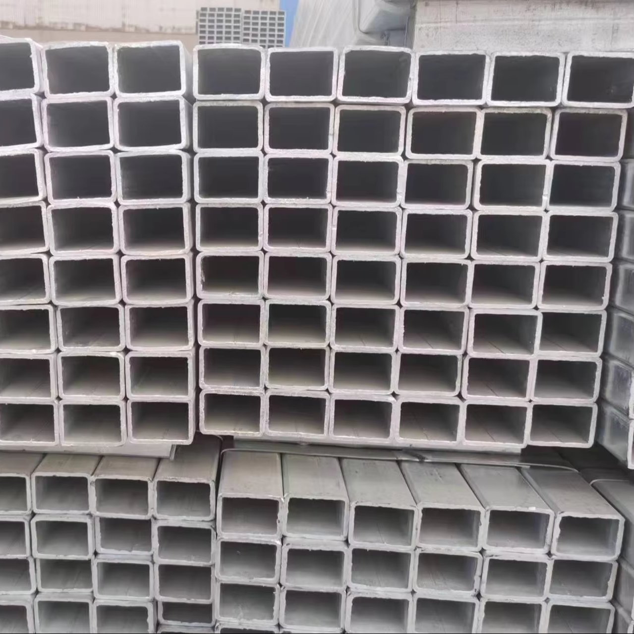 Hollow Section Q235 Q345 Galvanized Welded round Square Carbon Steel Pipe Seamless Steel Pipe