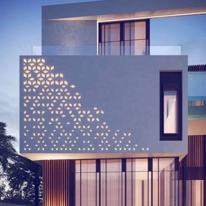 Perforated Decorative Easy Installation Wall Panels Perforated Aluminum Sheet/corrosion Resistance