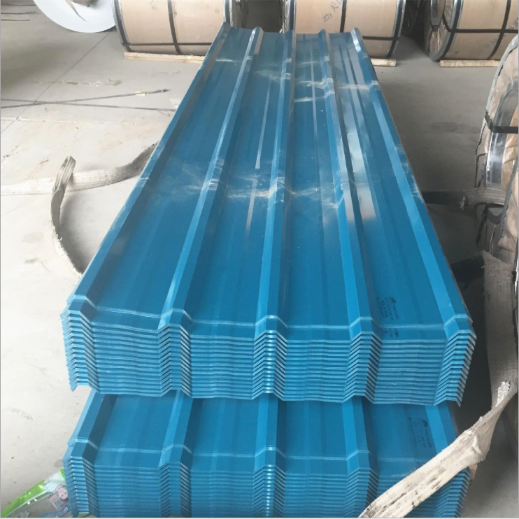 factory price with customize thickness 0.5mm Corrugated PPGI Metal Steel plate Galvanized Roofing Sheets