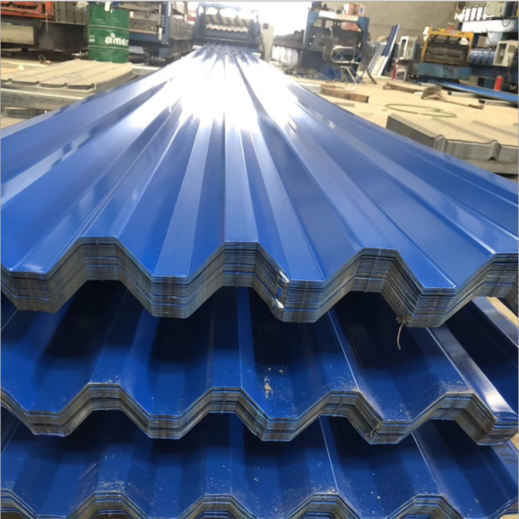 factory price with customize thickness 0.5mm Corrugated PPGI Metal Steel plate Galvanized Roofing Sheets