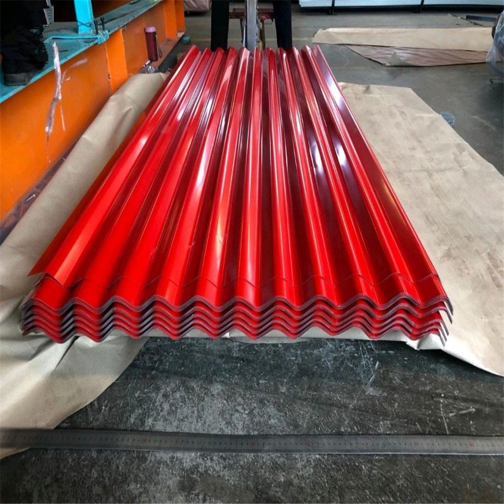 Hot Sale Zinc Color Corrugated Roofing Sheet Premium Corrugated Prepainted Galvanized Steel
