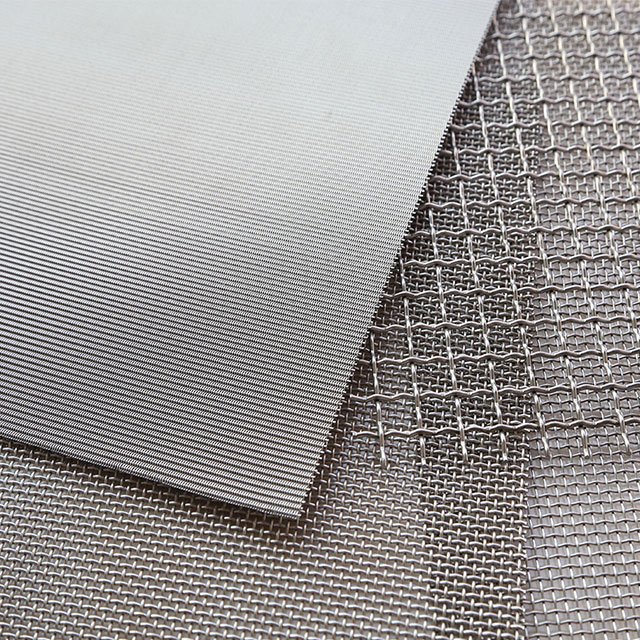 AISI304 And 304L High Quality Ultra-fine 10 Micron Metal Stainless steel wire Woven mesh For Filter Industries