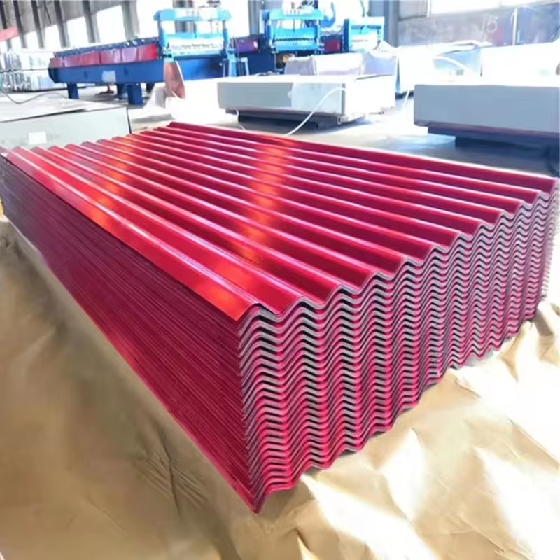 Hot Dip Aluminium Zinc Prime Metal Panels Coated Color PPGI Roofing Sheet Corrugated Prepainted Galvanized Steel Sheets