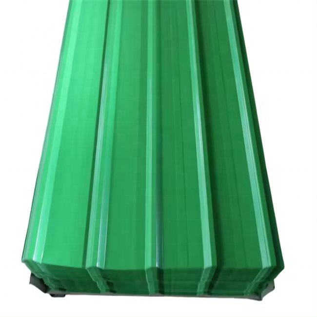 color-coated roof metal sheet price ppgi zinc aluminium gi lbr iron corrugated steel roofing sheet