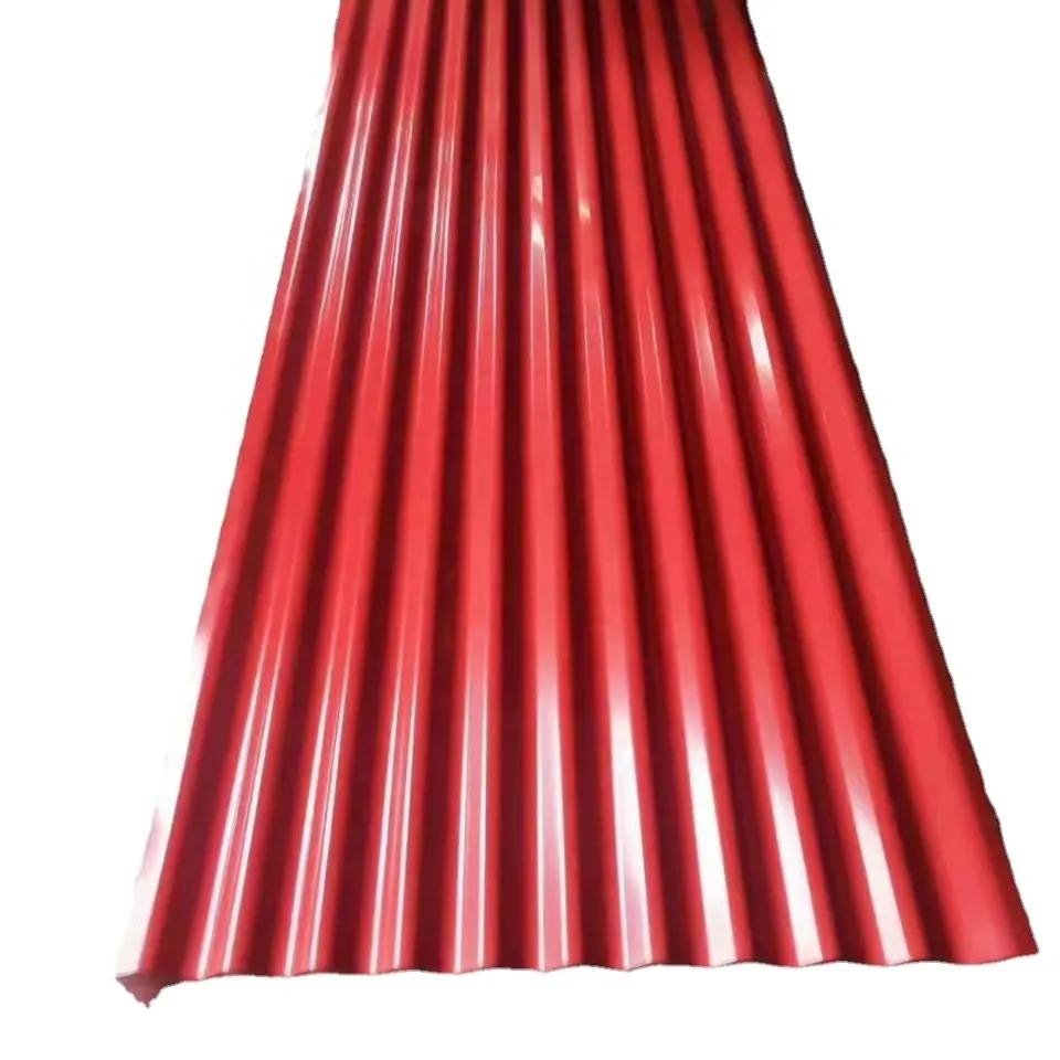 color-coated roof metal sheet price ppgi zinc aluminium gi lbr iron corrugated steel roofing sheet