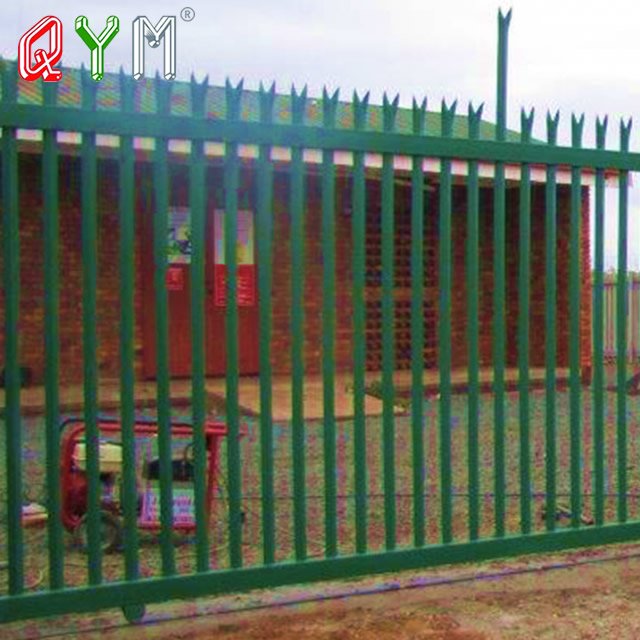 Colorful W Section Palisade Fence European Style Steel Wire Mesh Fencing