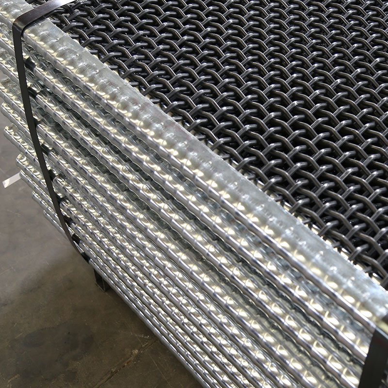 45# 65Mn Vibrating screen mesh Crusher screen mesh Mining screen Mesh Manufacture
