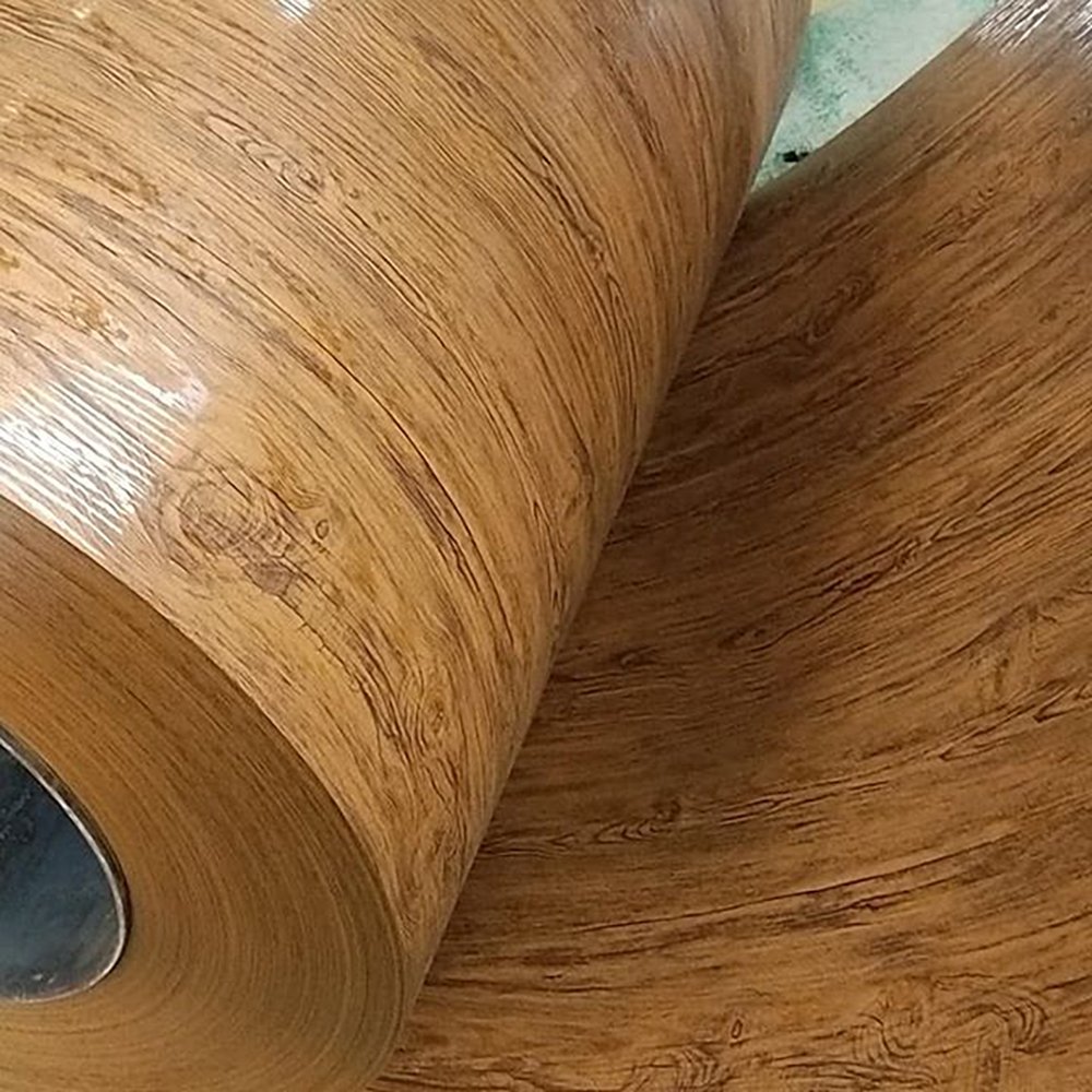 0.5mm Thick color coated metal prepainted galvanized wooden pattern ppgi steel coils for Canada