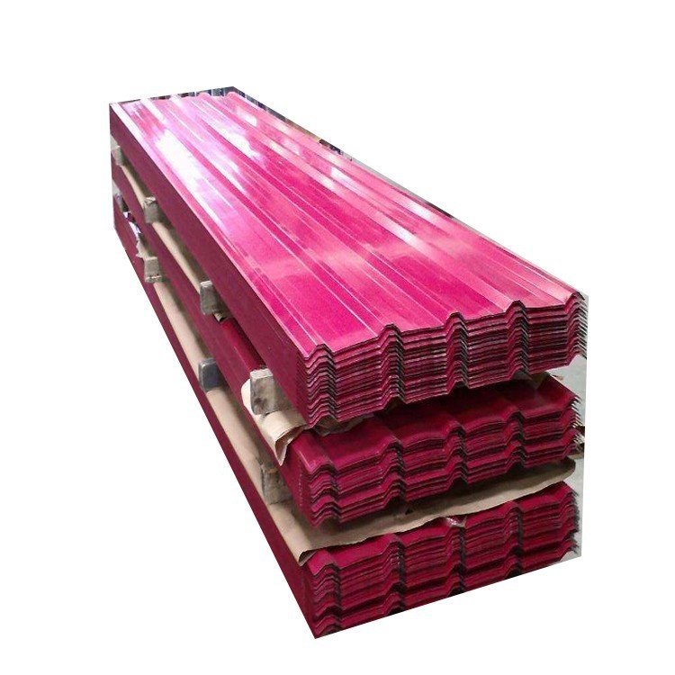Building Material Zinc Corrugated Galvanized Steel Sheet Roofing Sheet Prepainted Color Coated Zinc Steel Roofing Sheet