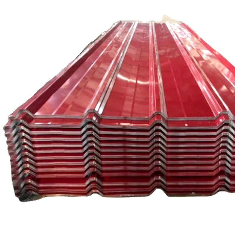 Building Material Zinc Corrugated Galvanized Steel Sheet Roofing Sheet Prepainted Color Coated Zinc Steel Roofing Sheet