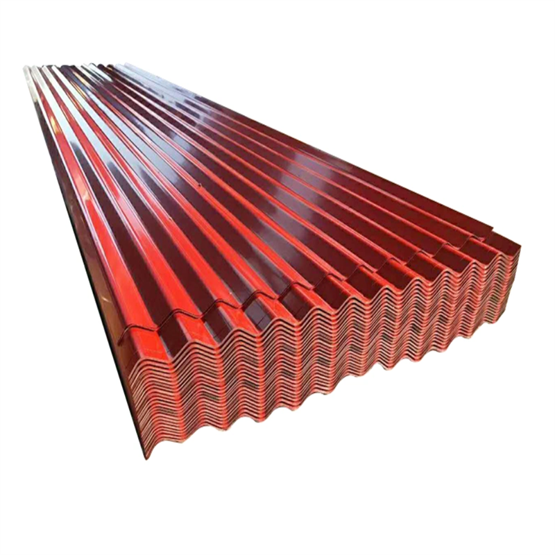 0.1mm 0.2mm 0.3mm dx52d brick red steel roofing sheet color ppgi corrugated steel roofing sheet roof board