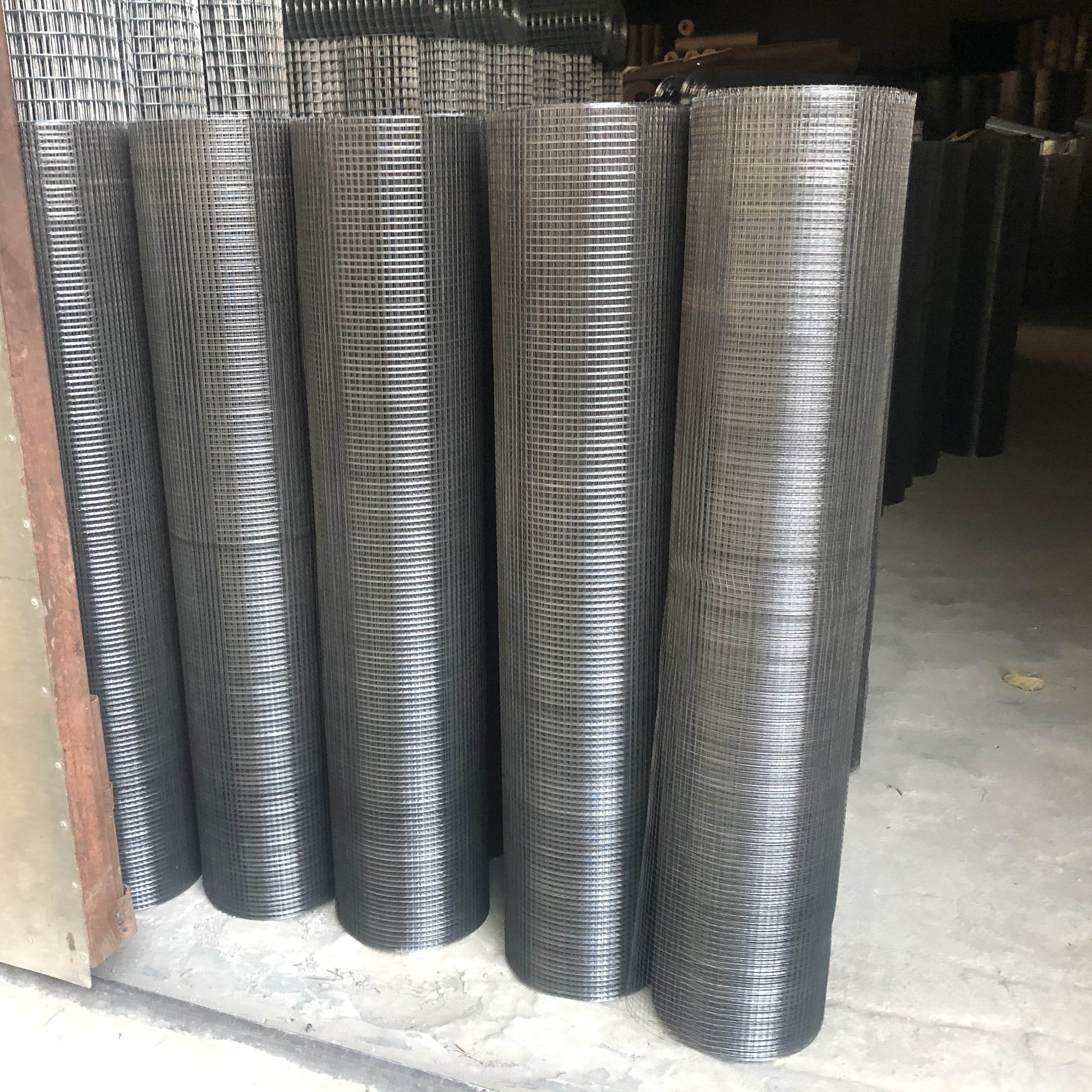 Hot Dipped Galvanized Fencing Iron Netting 10 gauge Welded Wire Mesh rolls for rabbit bird Animal Pet Cages