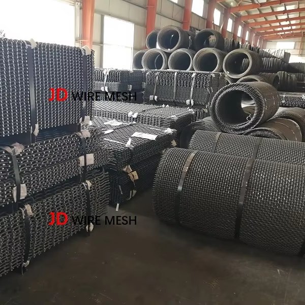 90 Micron 65 Micron 110 Micron Golden Stainless Steel Wire Mesh Security Screen High Tensile Steel Screen Mesh For Mining