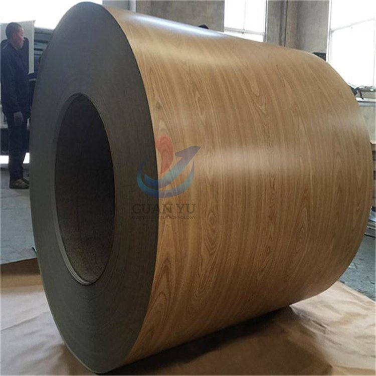 wood grain ppgi ppgl sheet price color aluminum galvanized steel coil coat