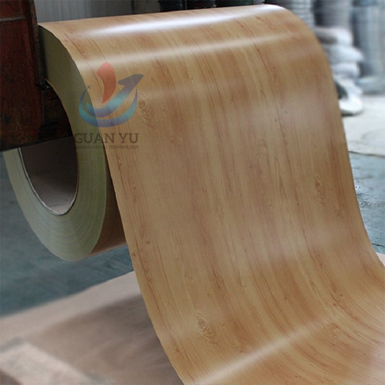 wood grain ppgi ppgl sheet price color aluminum galvanized steel coil coat