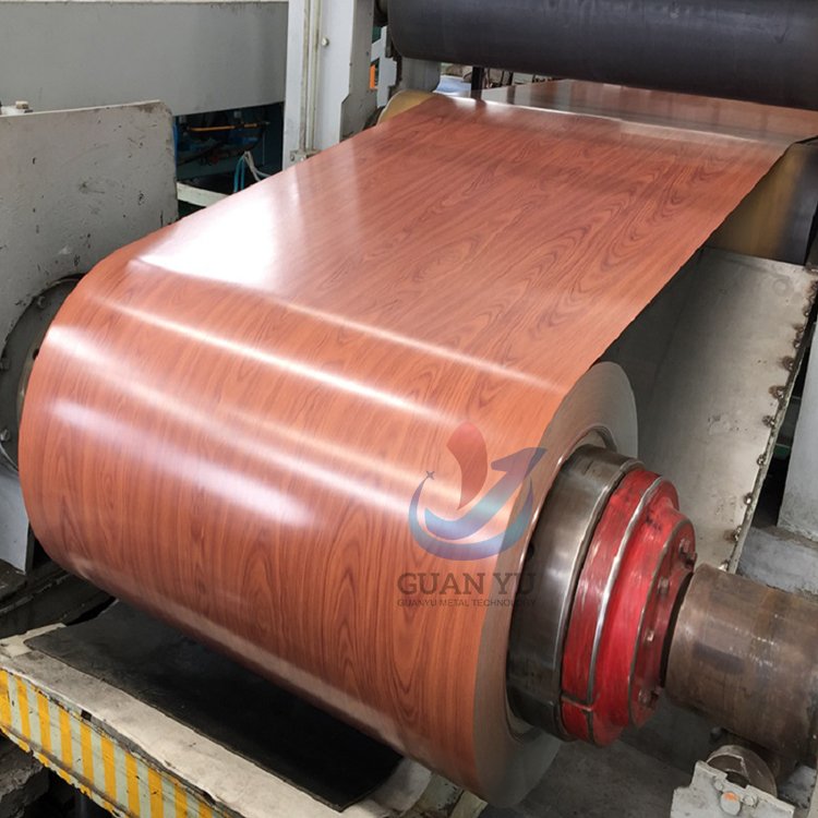 wood grain ppgi ppgl sheet price color aluminum galvanized steel coil coat