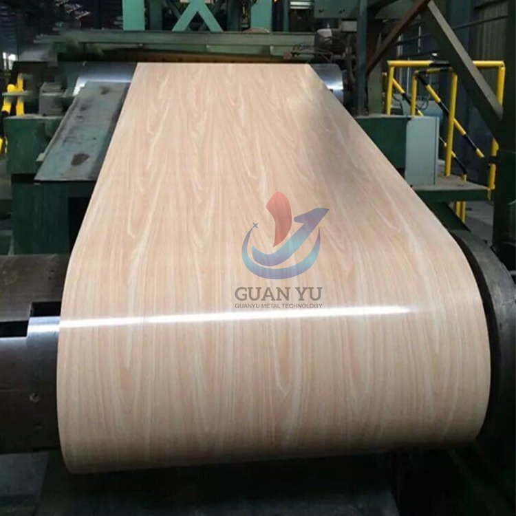 wood grain ppgi ppgl sheet price color aluminum galvanized steel coil coat