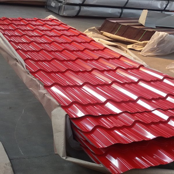 Aluzinc And PPGI PPGL Prepainted Galvalume Steel Corrugated Roofing Sheet for sale