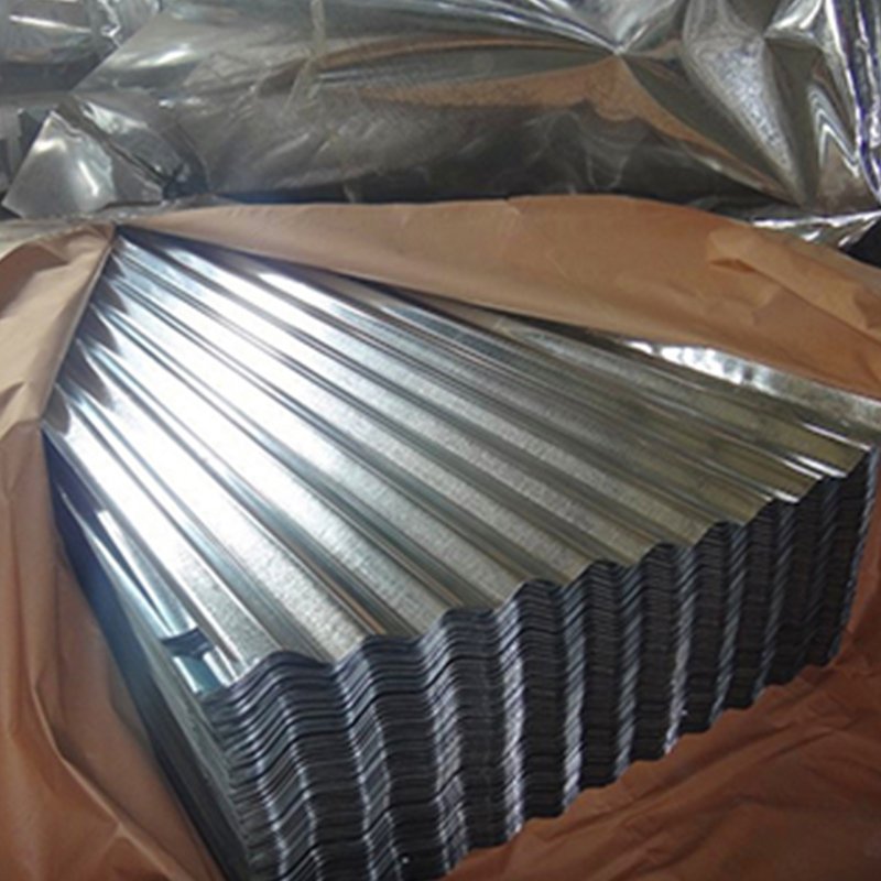 supply custom Q235 Q355B building materials corrugated galvanized steel roofing sheets