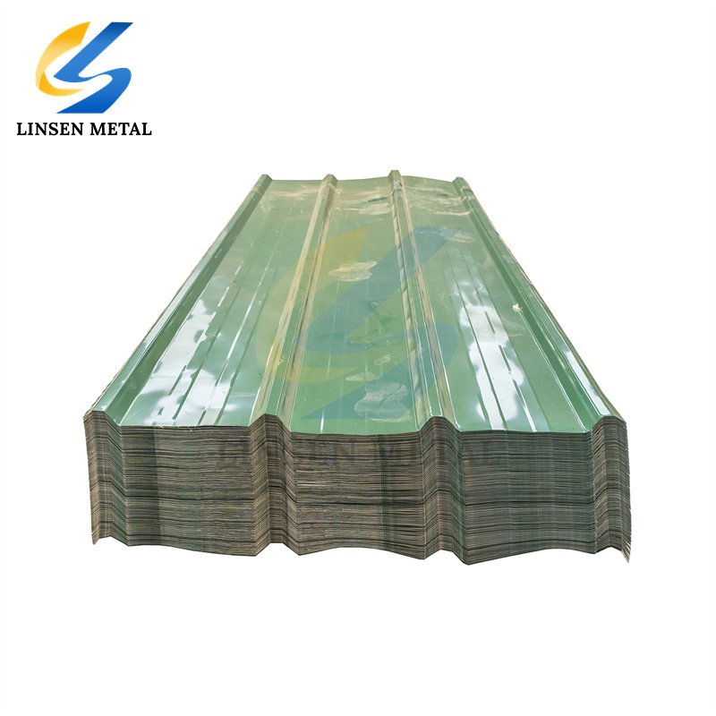 22 gauge color coated corrugated steel sheet corrugated galvanized steel roofing sheet