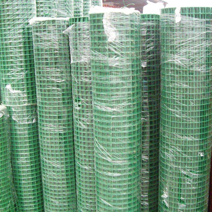 PVC coated welded wire mesh fence used for protecting bird