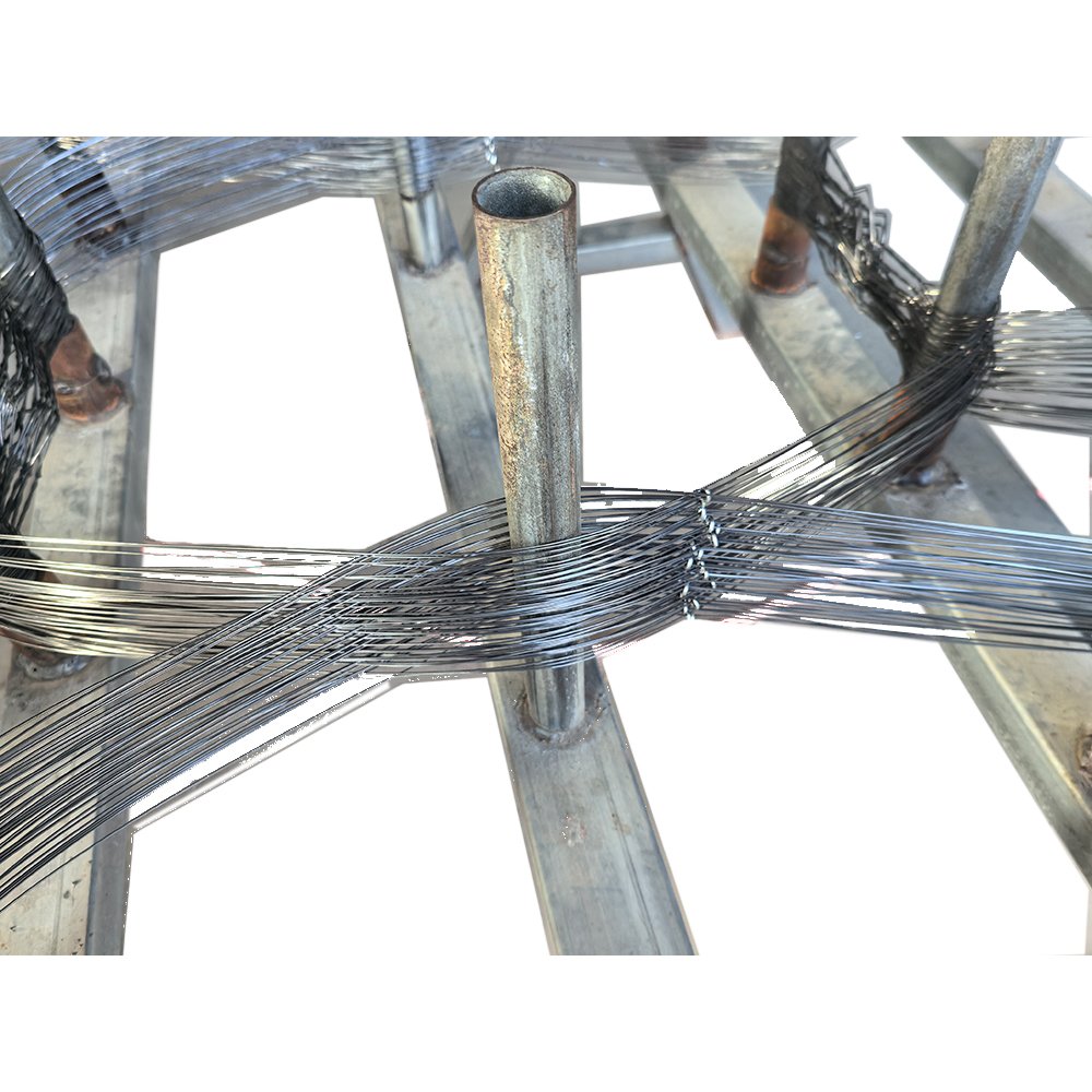 Armored Vehicle Anti-tank Steel Wire Mesh Barrier Tracks Wound
