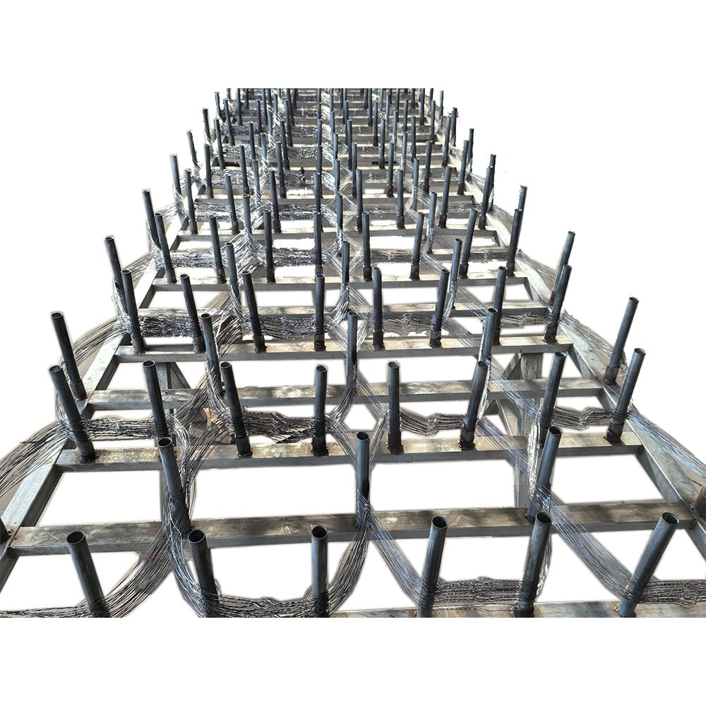 Armored Vehicle Anti-tank Steel Wire Mesh Barrier Tracks Wound