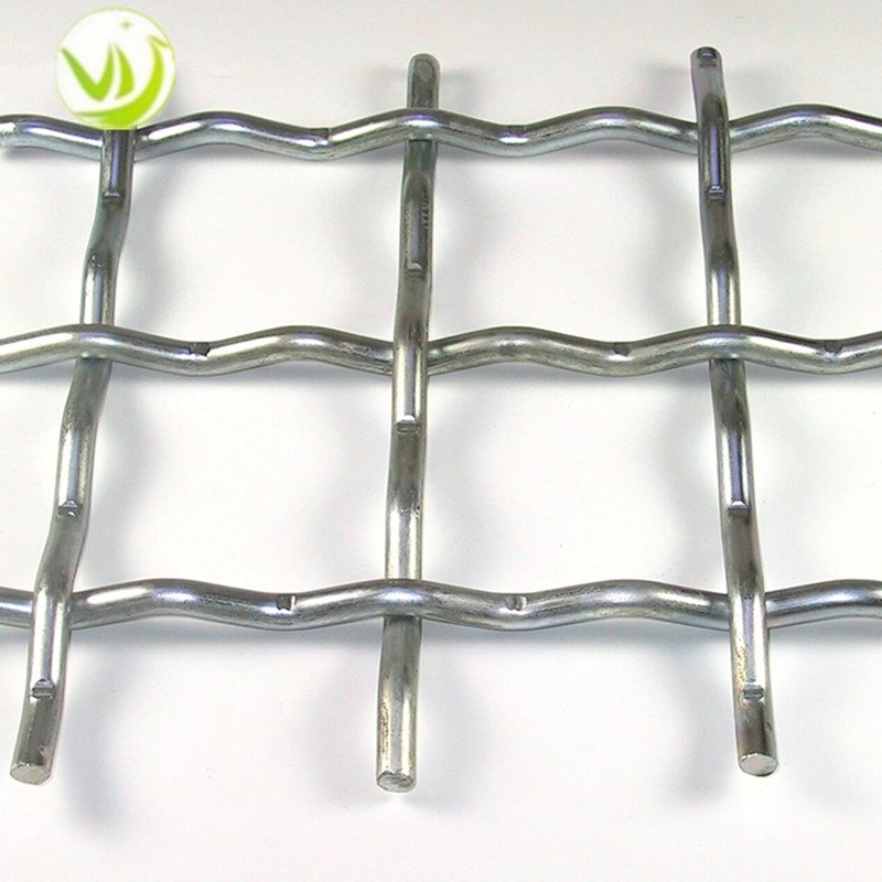 Manufacturer 4 5 6 7 300 Mesh 1 Mm 1.2 Mm Wire Diameter 304 316L Stainless Steel Coarse Crimped Wire Mesh