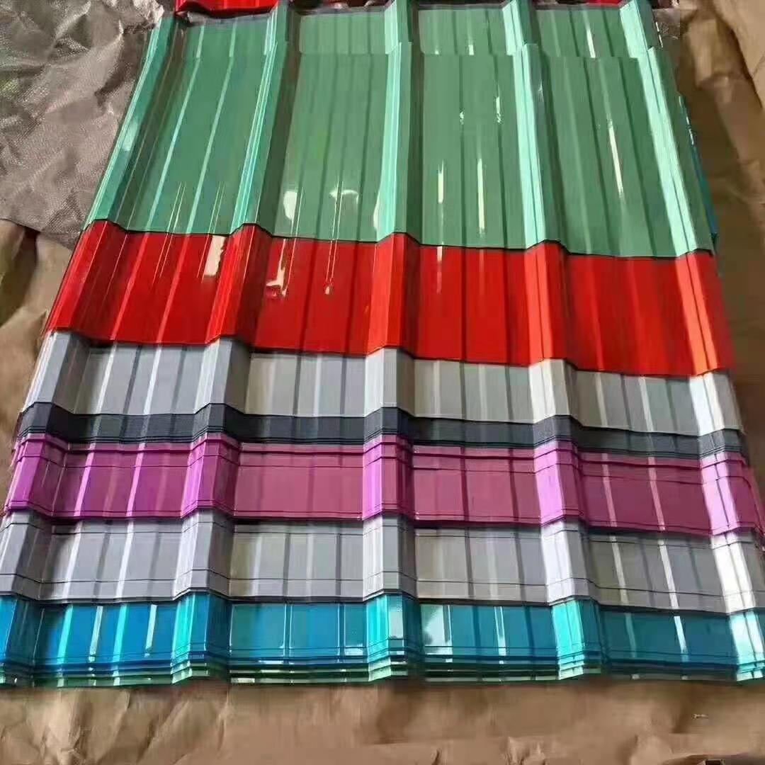 Roofing Sheet Printed Low Price Corrugated Galvanized steel Roofing Sheet Color coated galvanized steel sheet/plate