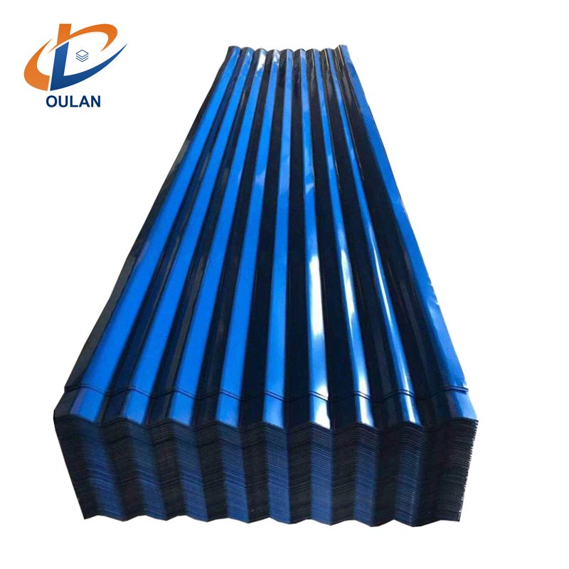 23 26 gauge color coated corrugated galvanized steel sheets dx51d z100 color corrugated steel sheet