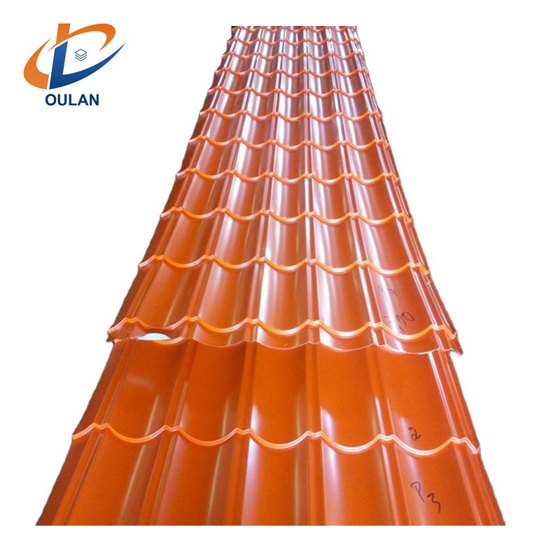 23 26 gauge color coated corrugated galvanized steel sheets dx51d z100 color corrugated steel sheet