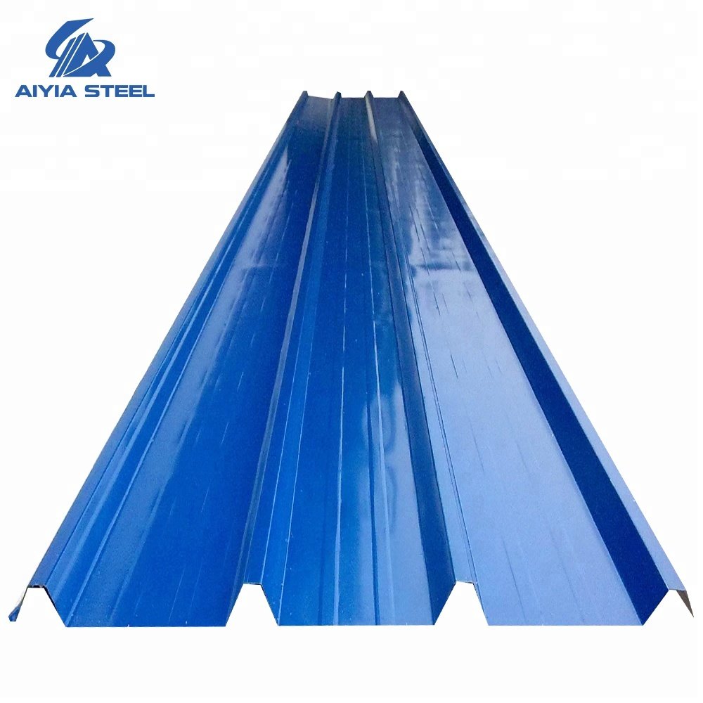 Aluminum galvanized corrugated roofing sheet 24 gauge zinc color coated roof tiles price color steel sheet
