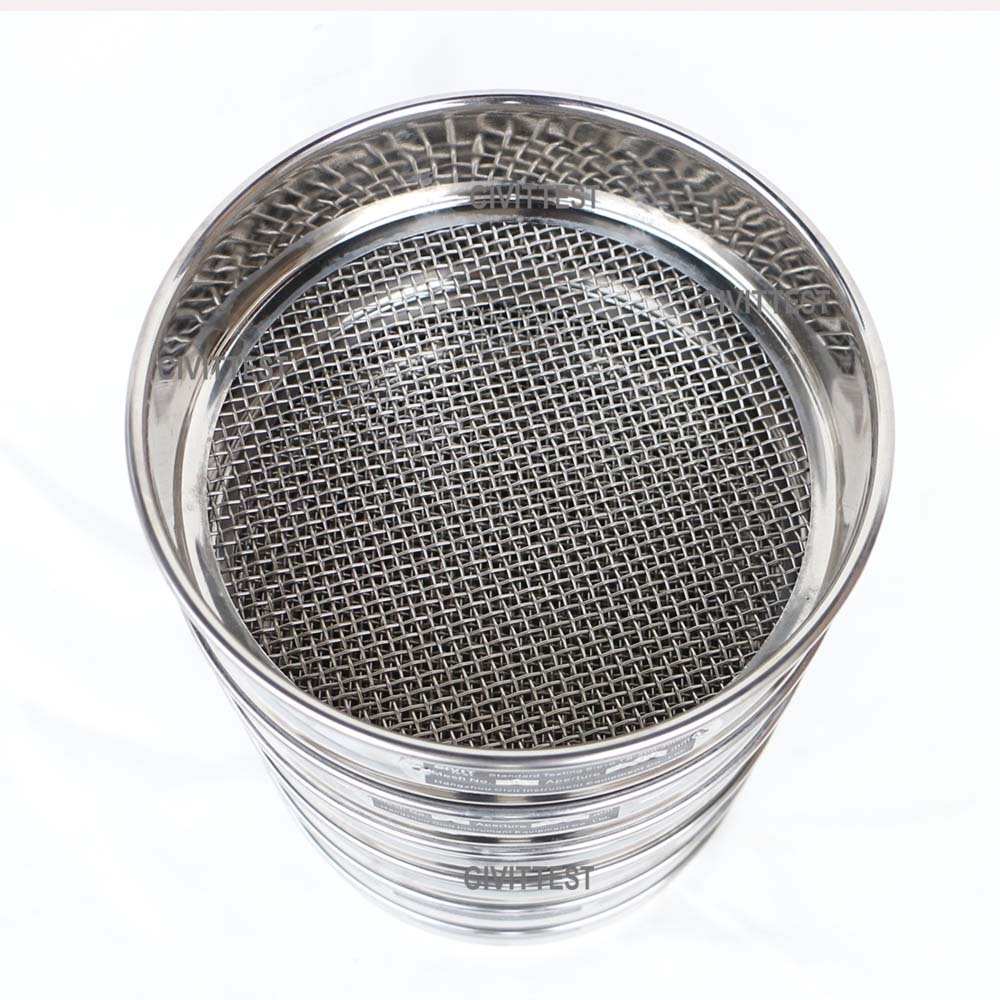 Laboratory Stainless steel wire mesh sieve filter soil aggregate concrete tamiz cement tamis asphalt test sieve