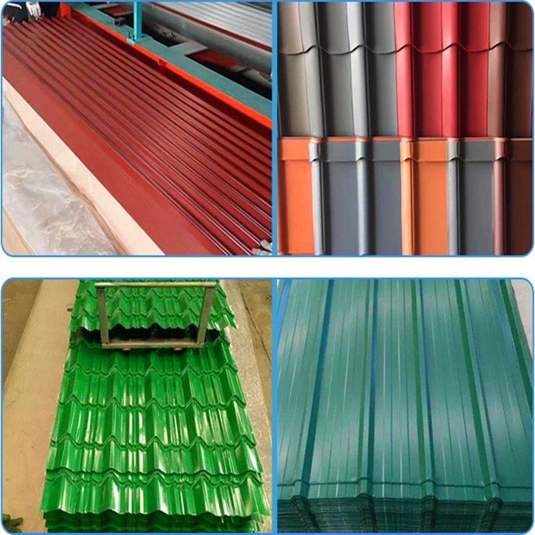 Cheap Price Building House Dx51d Colour Coated Roofing Sheet Ppgi Corrugated Steel Roof Sheet Type Roof Sheet