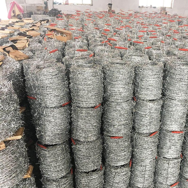 2 strands 4 points 10 gauge hot dipped galvanized prison traditional barb wire