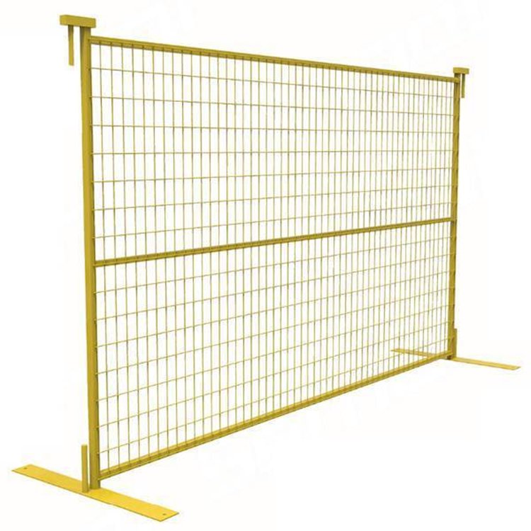 Construction Site Mobile Portable Fencing Powder Coated Temporary Movable Fence