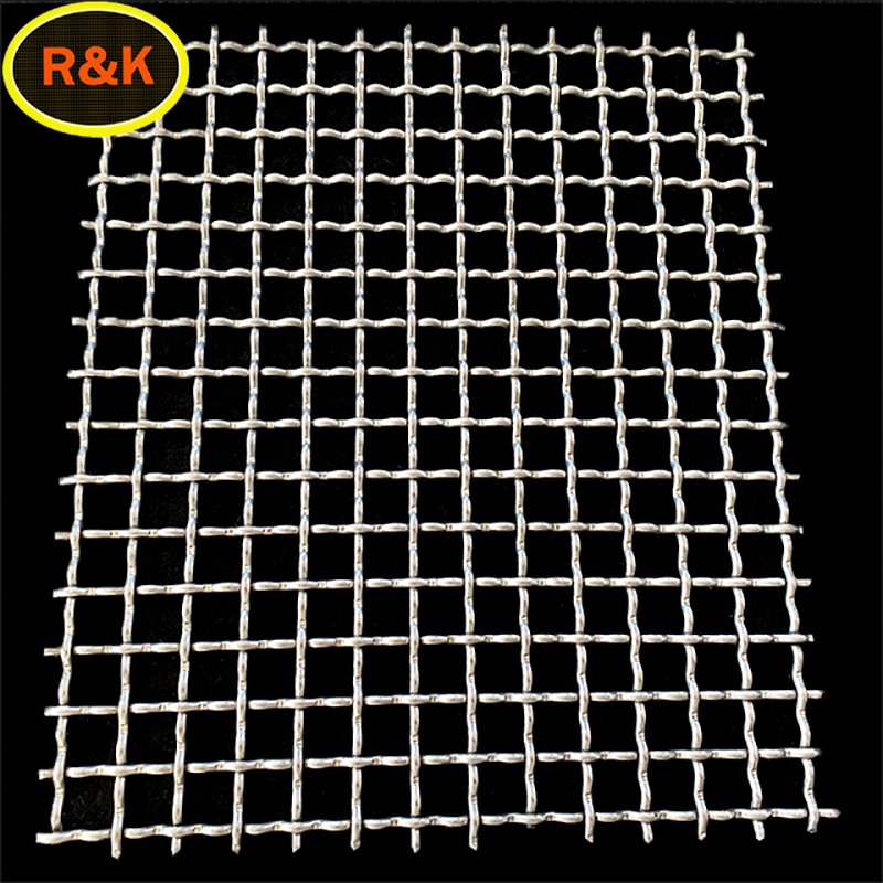 316L 1 Mesh Stainless Steel Woven Filter Mesh Screen Crimped Mesh