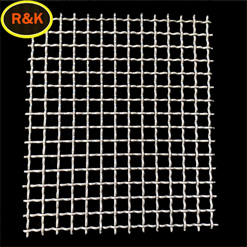 316L 1 Mesh Stainless Steel Woven Filter Mesh Screen Crimped Mesh