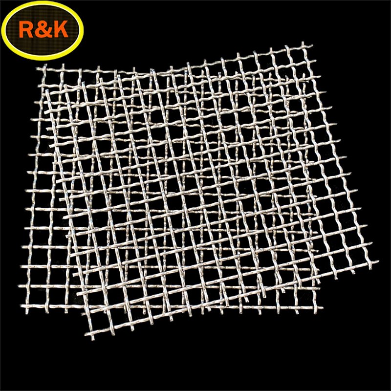 316L 1 Mesh Stainless Steel Woven Filter Mesh Screen Crimped Mesh