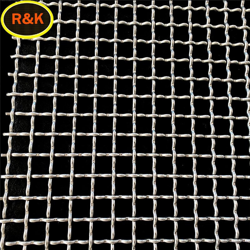 316L 1 Mesh Stainless Steel Woven Filter Mesh Screen Crimped Mesh