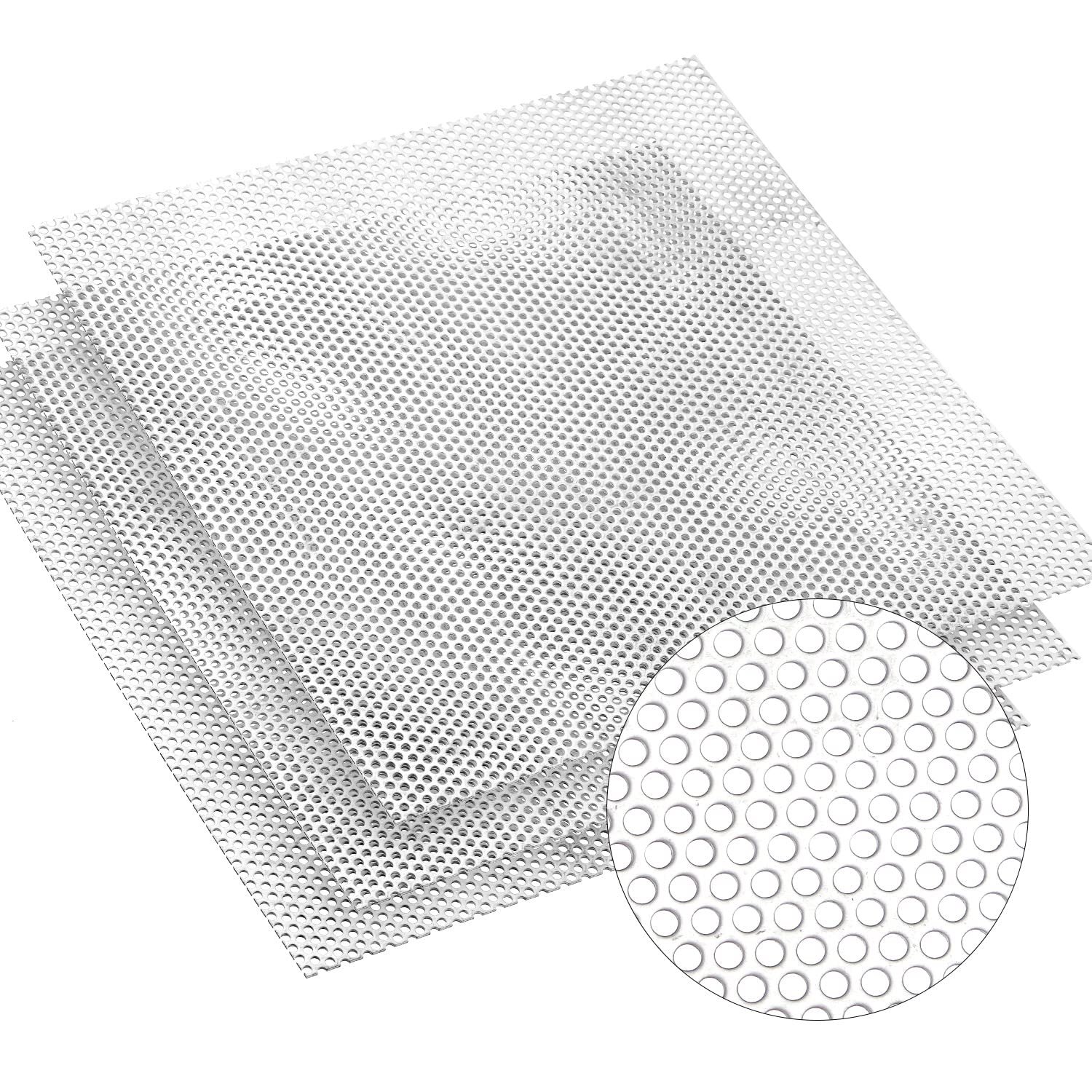 Wire Mesh punching stainless circle anti-skid decorative Square round holes balcony perforated Metal Mesh steel plate with hole