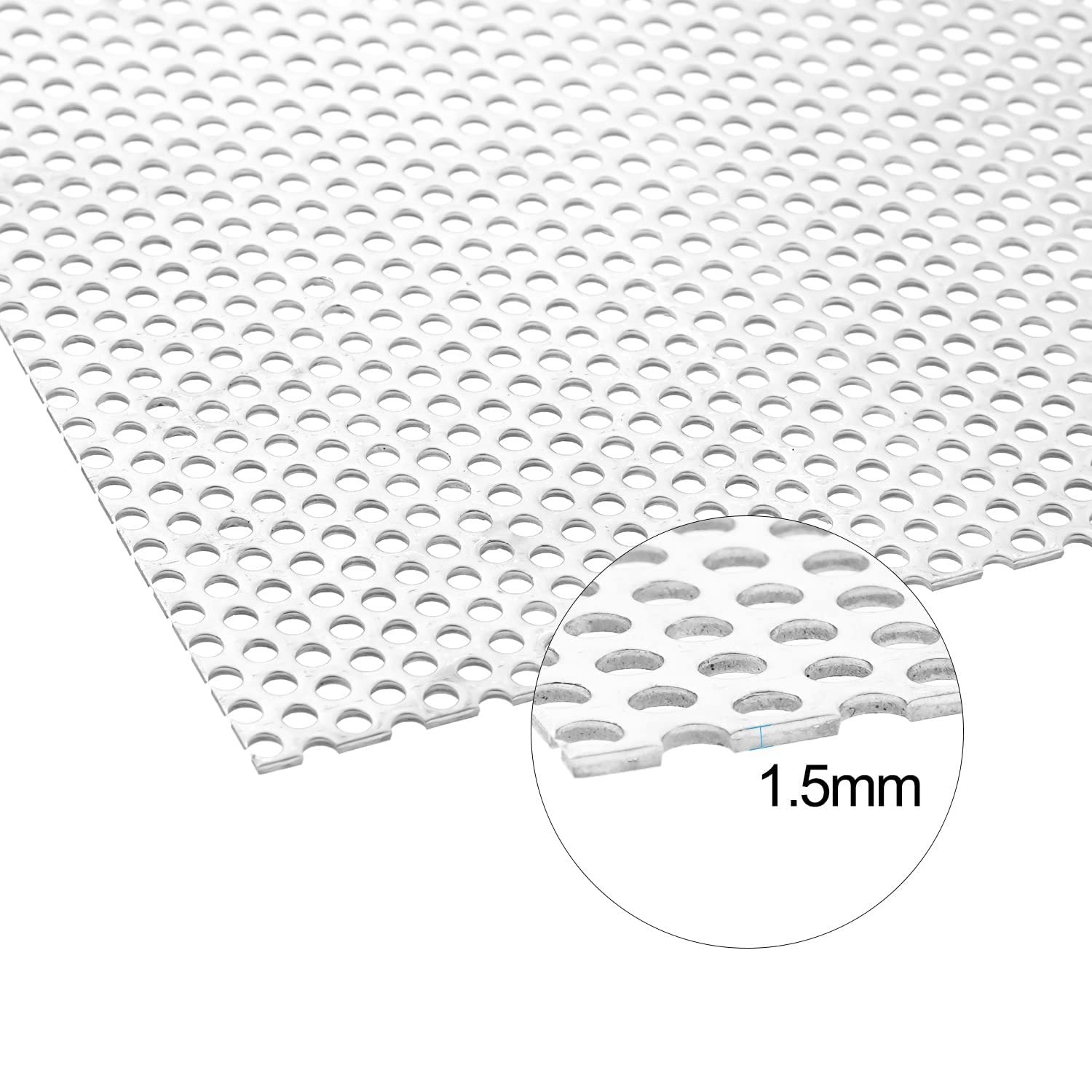 Wire Mesh punching stainless circle anti-skid decorative Square round holes balcony perforated Metal Mesh steel plate with hole
