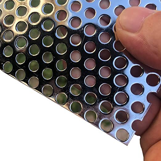 Wire Mesh punching stainless circle anti-skid decorative Square round holes balcony perforated Metal Mesh steel plate with hole